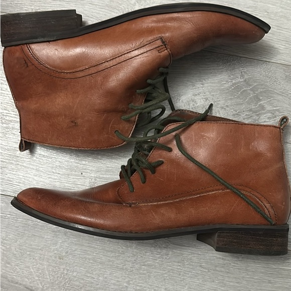 Seychelles flat leather brown booties - Picture 2 of 6